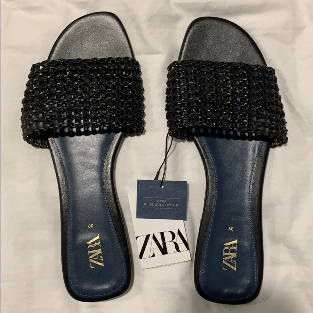 Zara Low-Heeled Sandals